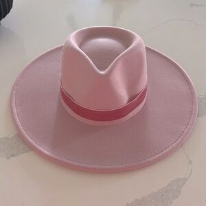 Brand New Kittenish Pink Fedora Hat
